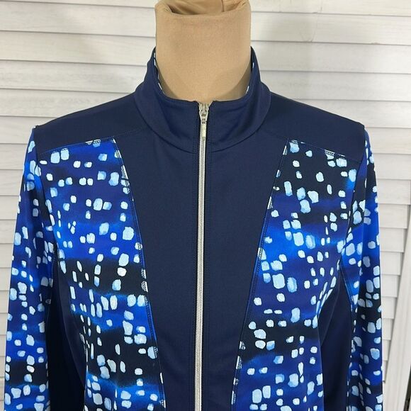 Zenergy By Chico’s Jacket Size 1 (8) Activewear Stretch - Picture 3 of 15